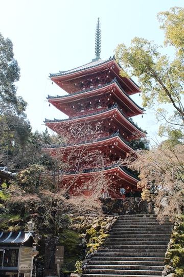 竹林寺五重塔